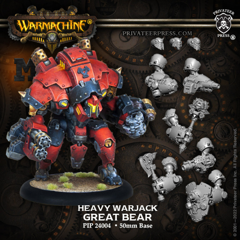 Warmachine: Khador Winter Korps Heavy Warjack - Great Bear