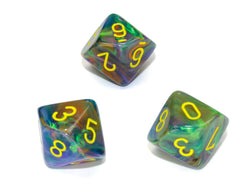 Dice Chessex: D10 Festive Set of 10