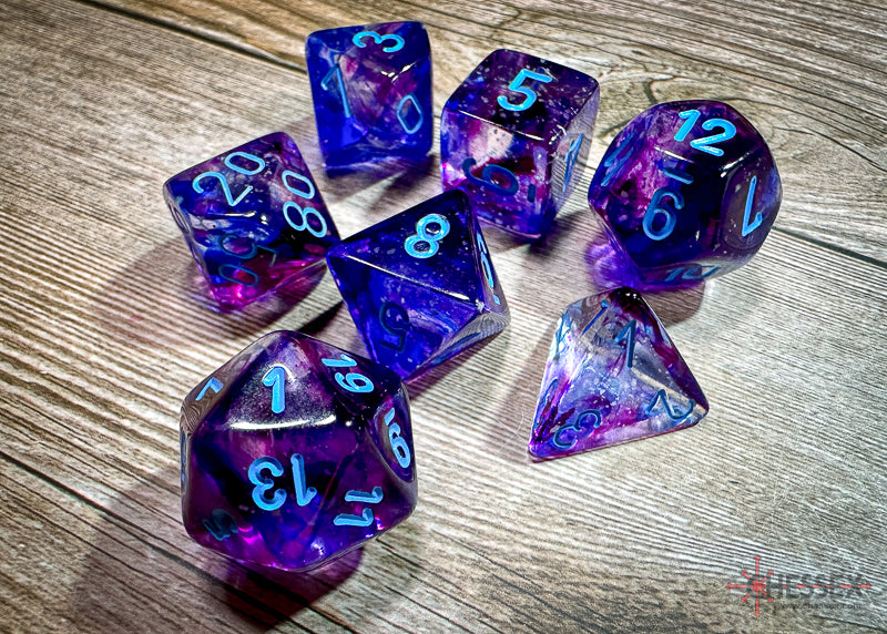 Dice Chessex: Poly 7 Set Nebula Luminary