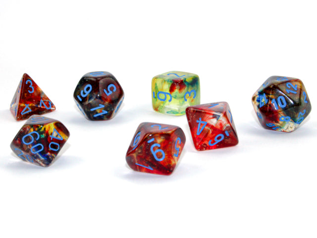 Dice Chessex: Poly 7 Set Nebula Luminary