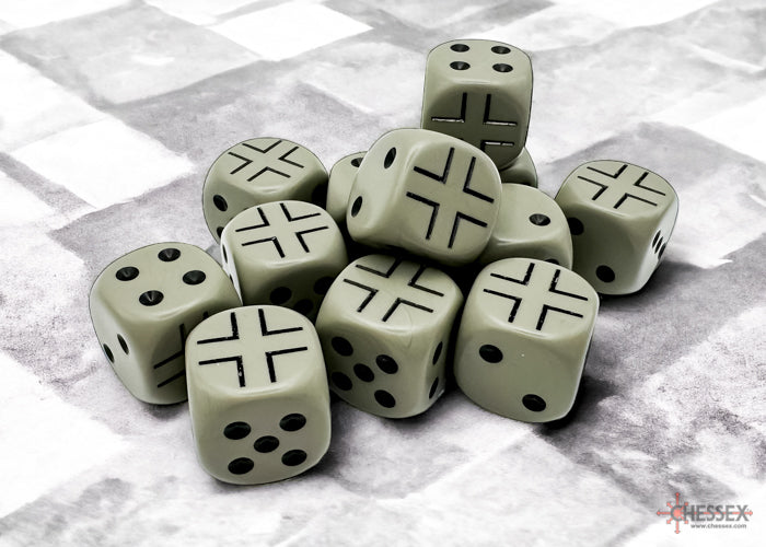 Dice Chessex: 16mm Opaque WW2