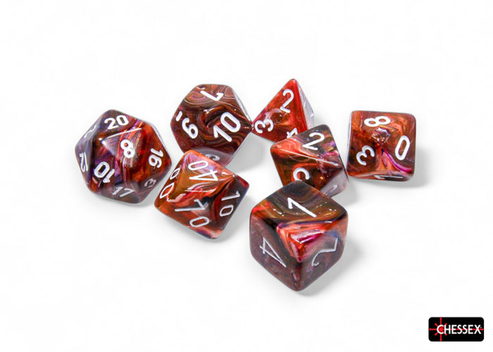 Dice Chessex: Poly 7 Set Festive