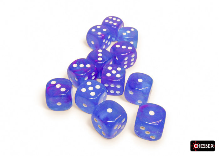 Dice Chessex: 16mm D6 Nebula Luminary Set of 12