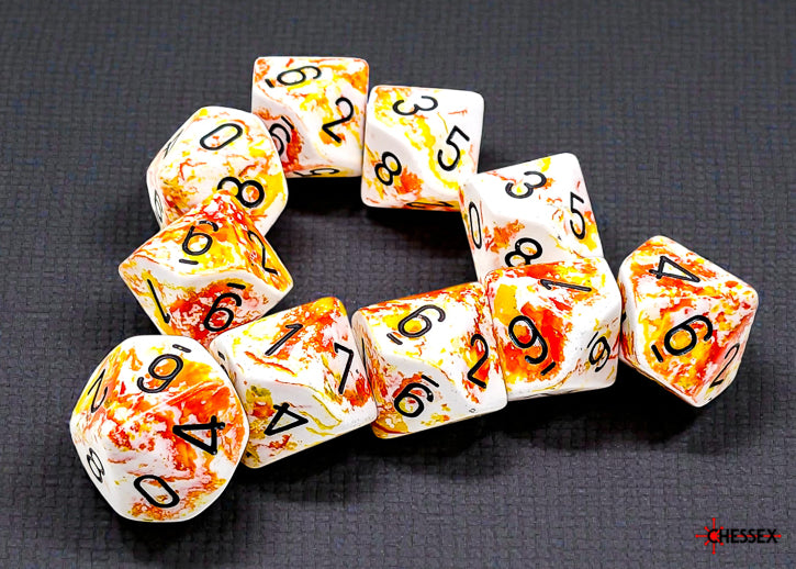 Dice Chessex: D10 Brush Set of 10