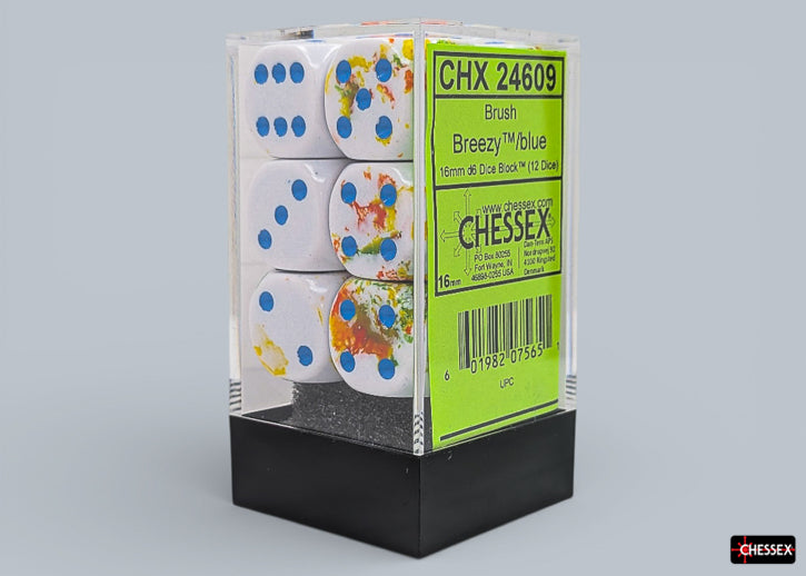 Dice Chessex: 16mm D6 Brush Set of 12