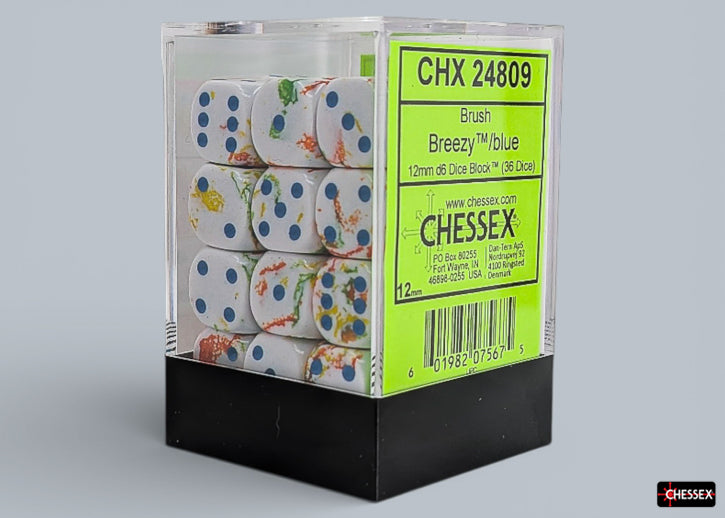 Dice Chessex: 12mm d6 Brush Set of 36