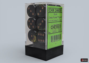 Dice Chessex: 16mm D6 Brush Set of 12