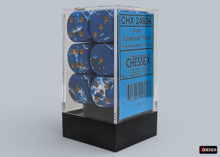 Dice Chessex: 16mm D6 Brush Set of 12