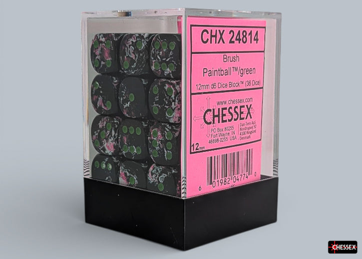 Dice Chessex: 12mm d6 Brush Set of 36