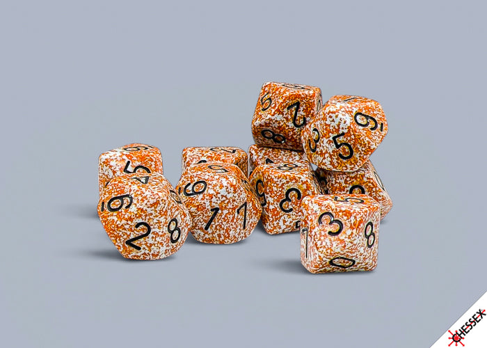 Dice Chessex: D10x10 Set Speckled
