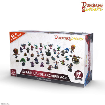 Dungeons & Lasers Fantasy: Raiders And Beasts Of Scareguards Archipelago