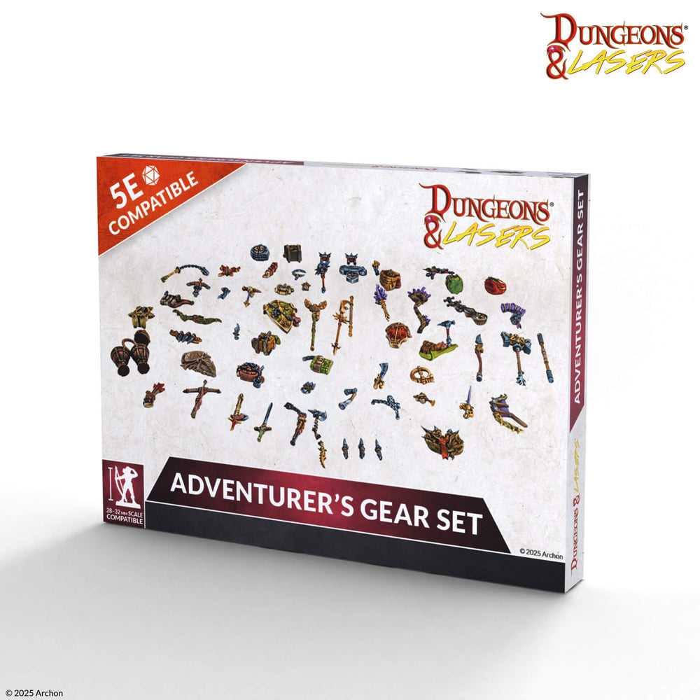 Dungeons & Lasers Fantasy Terrain: Adventurer's Gear Set
