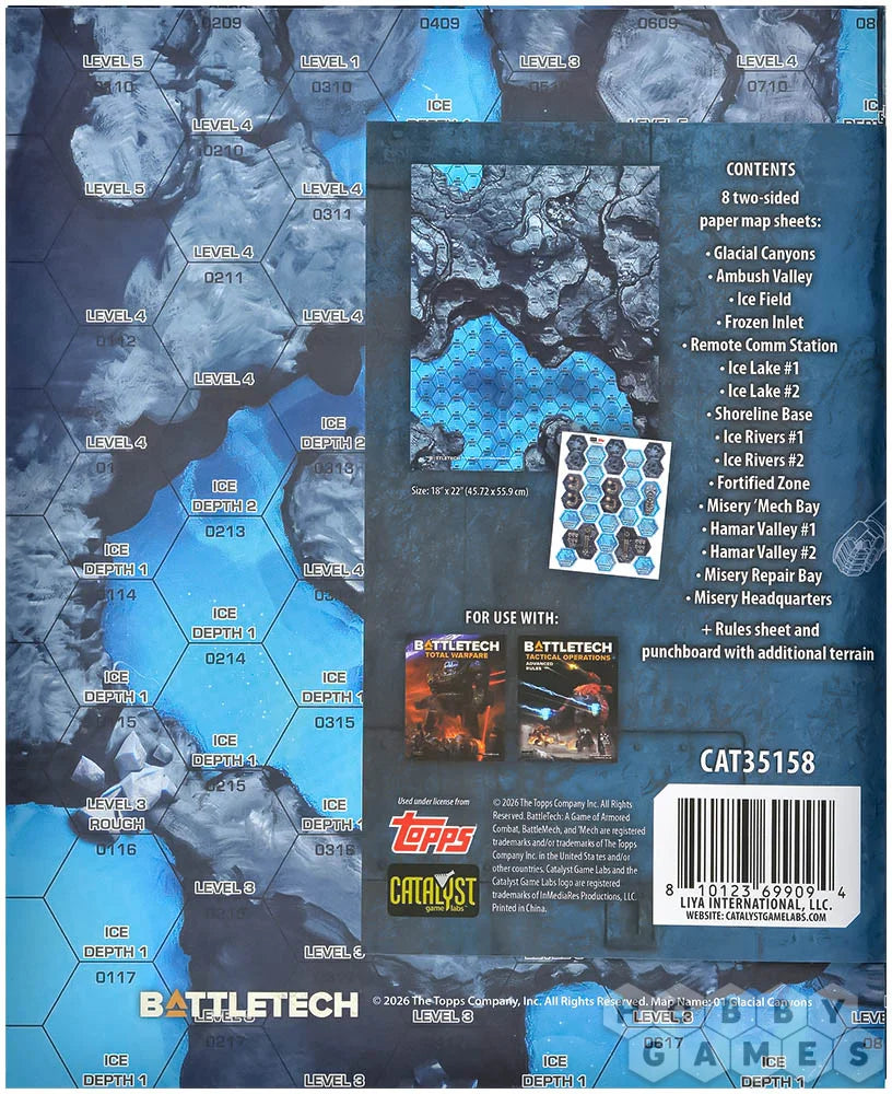 BattleTech MapPack: Glacier
