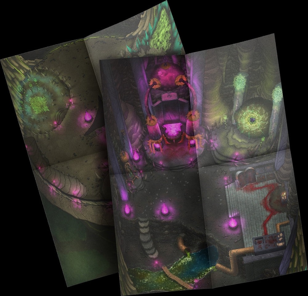 Dungeons & Dragons Lone Colossus: Gravedigger's Harvest: Map Pack