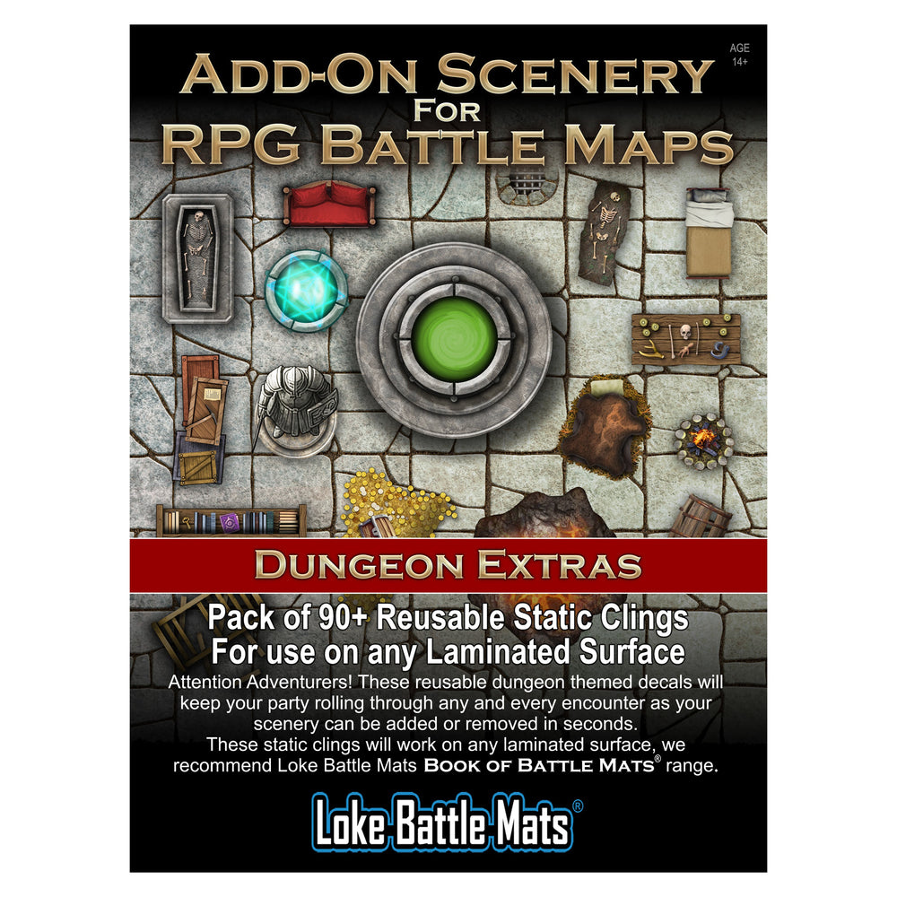 Battle Mat Loke: Add On Scenery Dungeon Extras