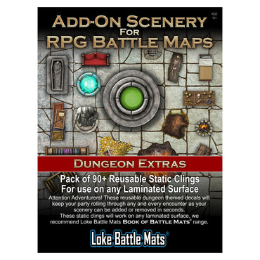 Battle Mat Loke: Add On Scenery Dungeon Extras