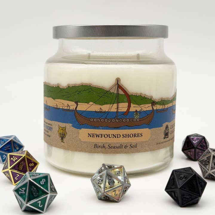 Cantrip Candles: 16oz Glass Norse Foundry