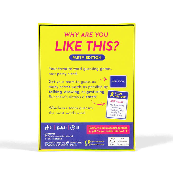 Grab & Game: Why are you like this: Party Edition