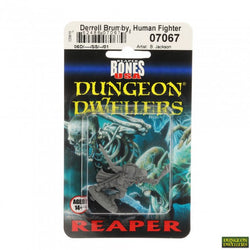 Mini Reaper Dungeon Dwellers: Derrell Brumby, Human Fighter