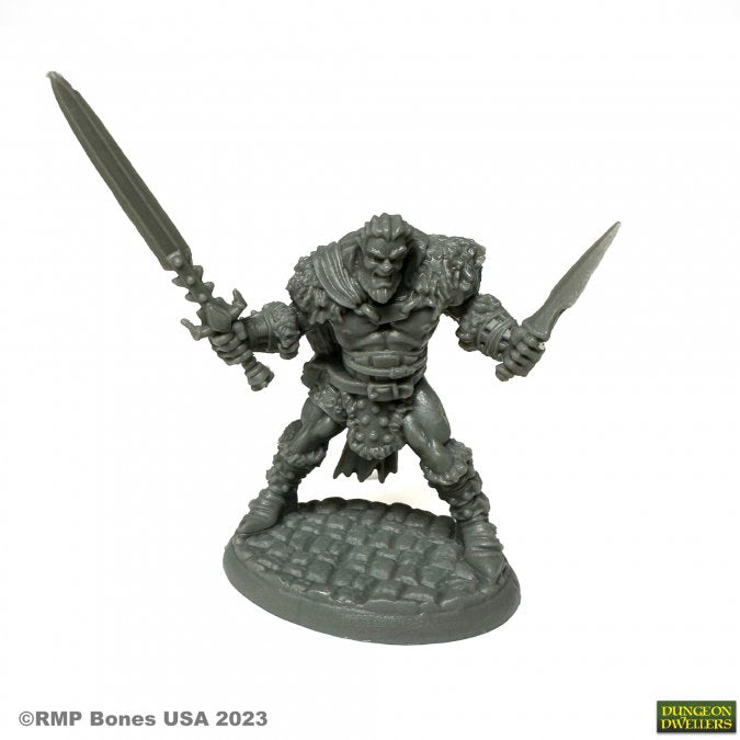 Mini Reaper Dungeon Dweller: Grundor Hoardtaker, Barbarian