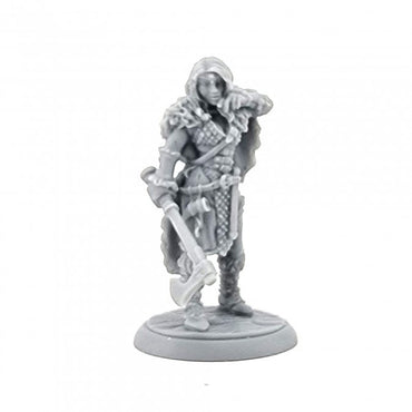 Mini Reaper Bones Dungeon Dwellers: Maeve Greysky, Female Barbarian