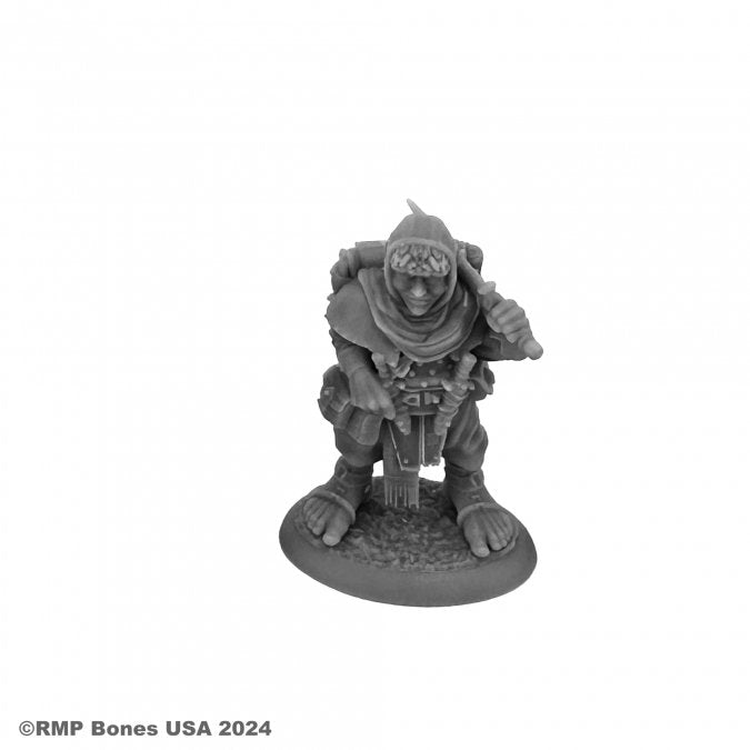 Mini Reaper Bones Dungeon Dwellers: Dodger Barncock, Halfling Rogue