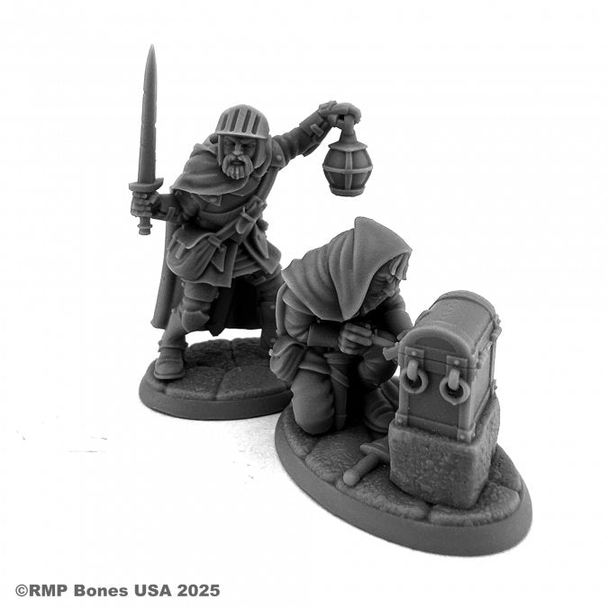 Mini Reaper Bones Dungeon Dwellers: Teamwork Fighter Rogue Vignette