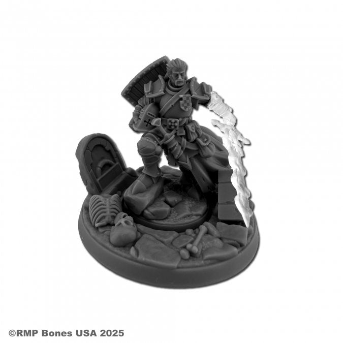 Mini Reaper Bones Dungeon Dwellers: Sir Toren Mael, Kingslyre Knight