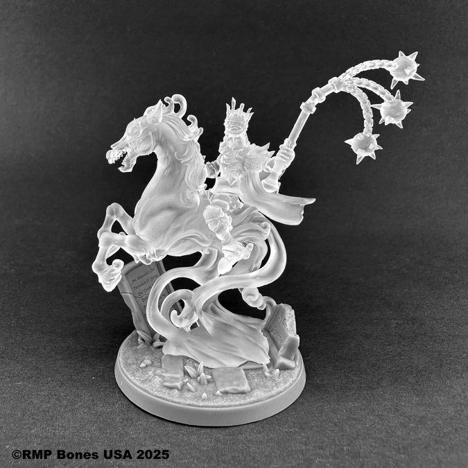 Mini Reaper Bones Dungeon Dwellers: Sir Calred The Broken, Ghost Champion