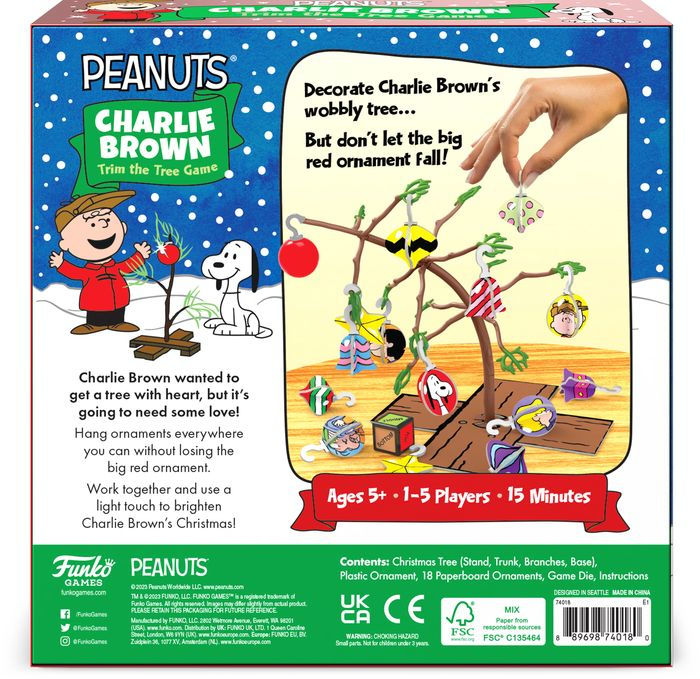 Charlie Brown Trim the Tree Game