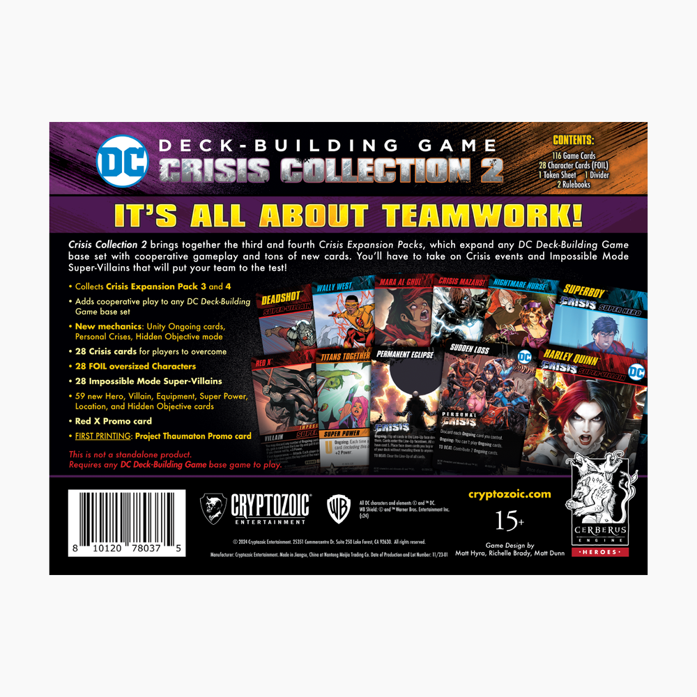 DC Deckbuilding: Crisis Collection 2