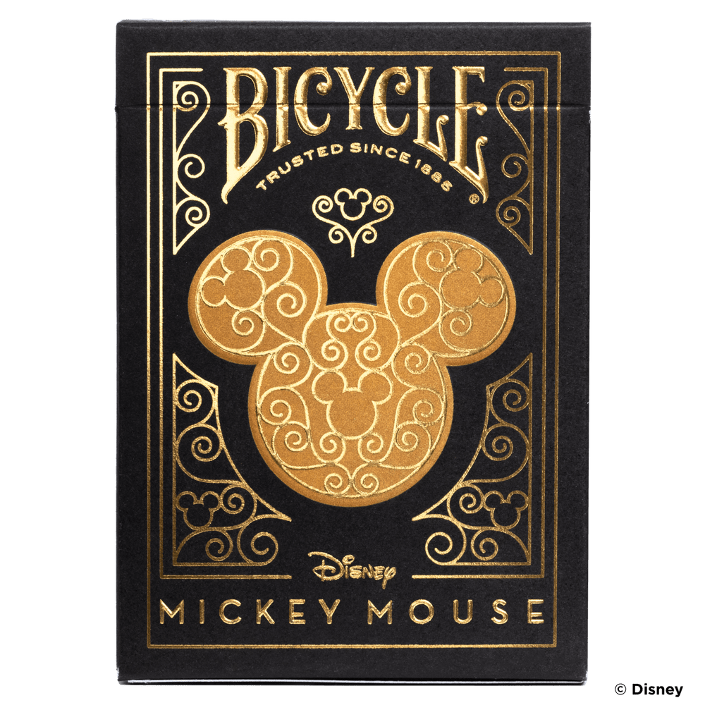 Cards Bicycle: Disney Mickey Black & Gold