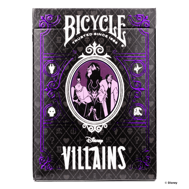 Cards Bicycle: Disney Villains Green/Purple Mix