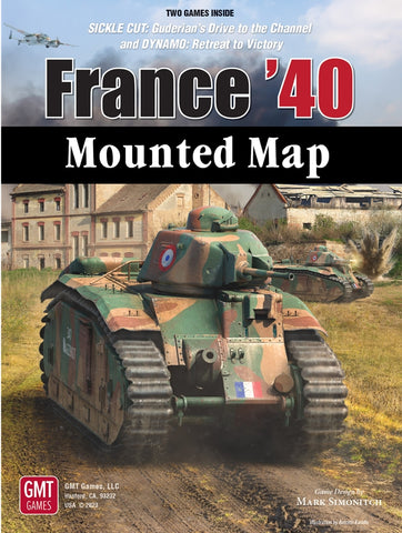 France '40 Mounted Map