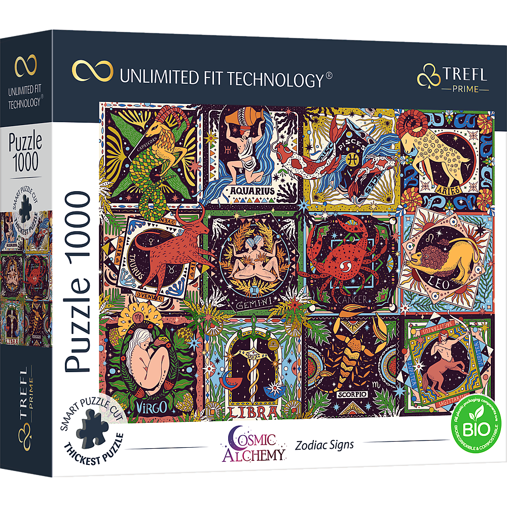 Puzzle Trefl: 1000 piece Zodiac Signs (Trefl Prime)