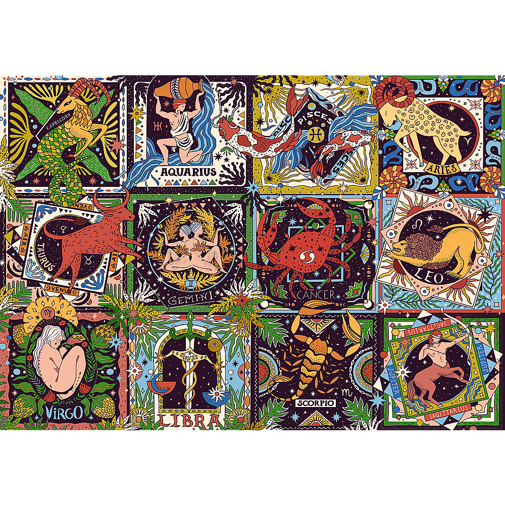 Puzzle Trefl: 1000 piece Zodiac Signs (Trefl Prime)