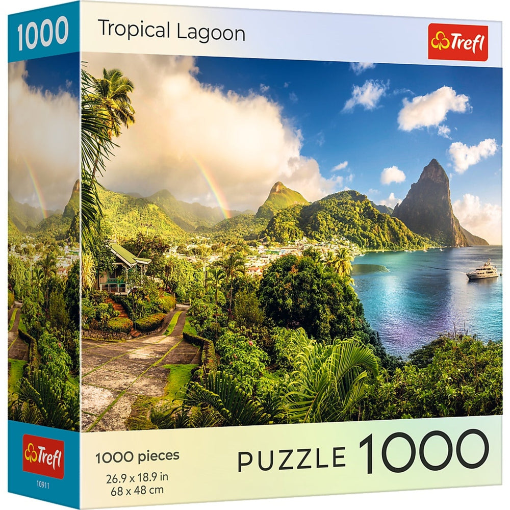 Puzzle Trefl: 1000 piece Sunsets Tropical Lagoon
