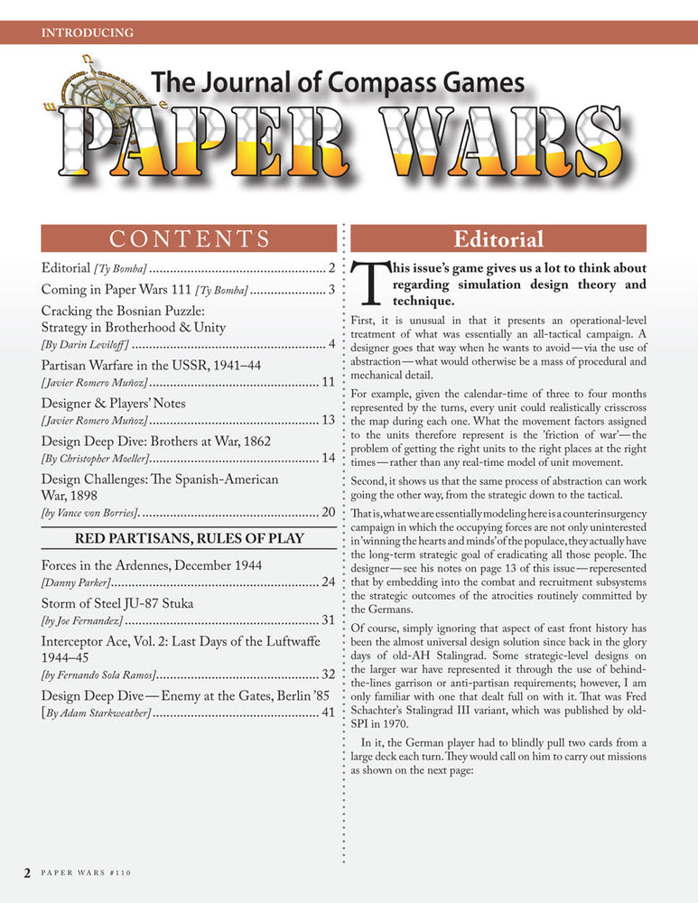 Paper Wars 110: Red Partisans