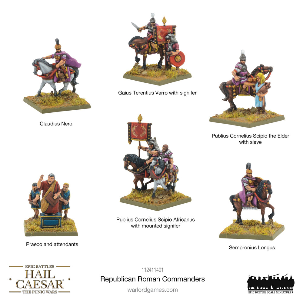 Hail Caesar Epic Battles Punic Wars: Republican Roman Commanders