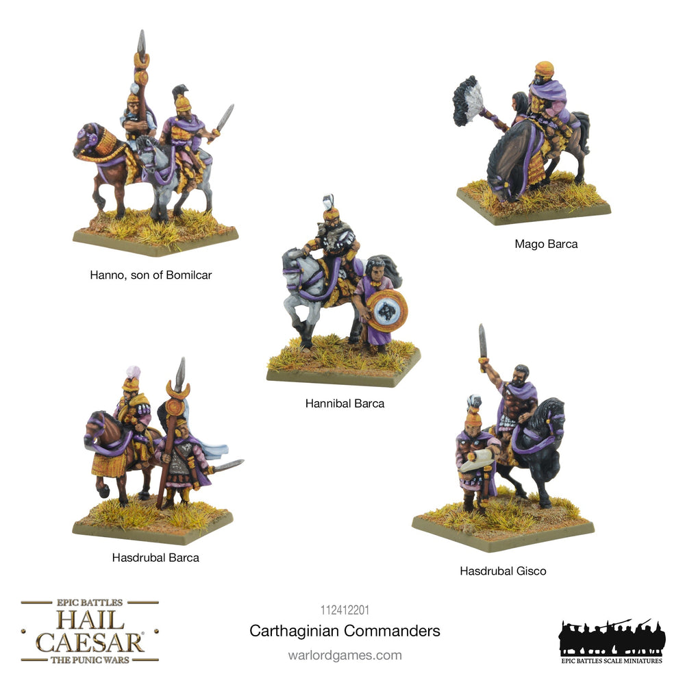 Hail Caesar Epic Battles Punic Wars: Carthaginian Commanders