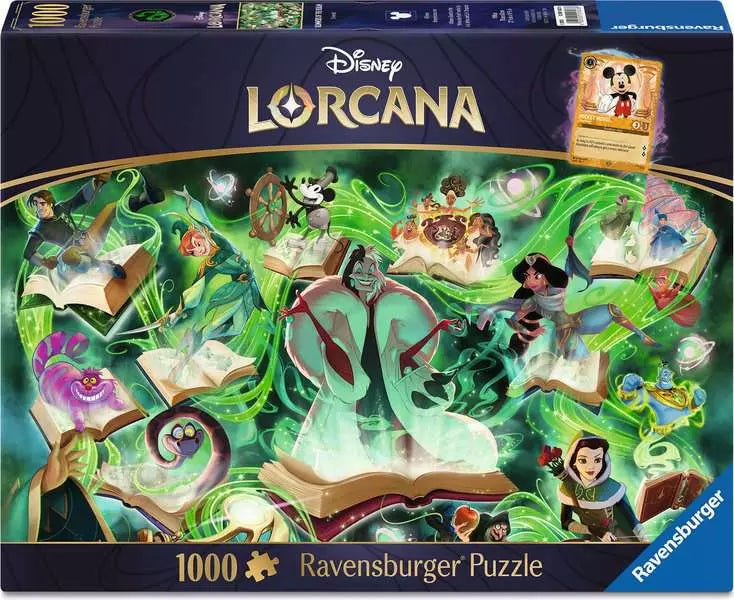 Puzzle Disney Lorcana: Glimmers of the Realm 1000 pc Puzzle - Emerald