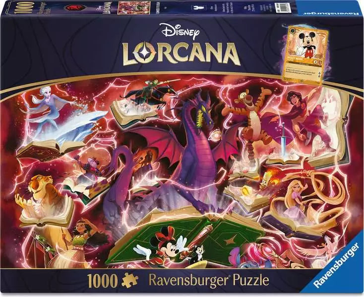 Puzzle Disney Lorcana: Glimmers of the Realm 1000 pc Puzzle - Ruby