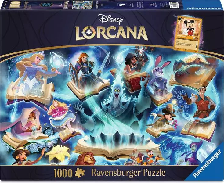 Puzzle Disney Lorcana: Glimmers of the Realm 1000 pc Puzzle - Sapphire