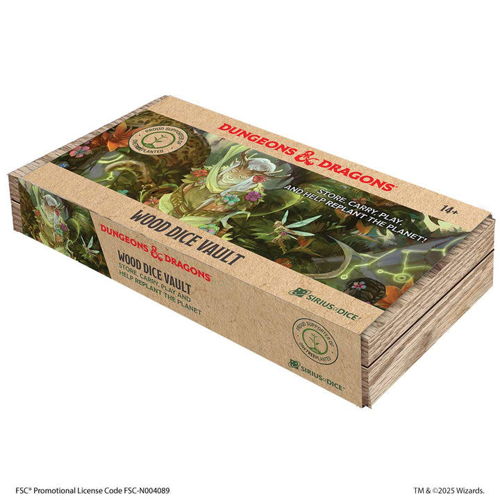 Dice Vault Dungeons & Dragons: Wooden