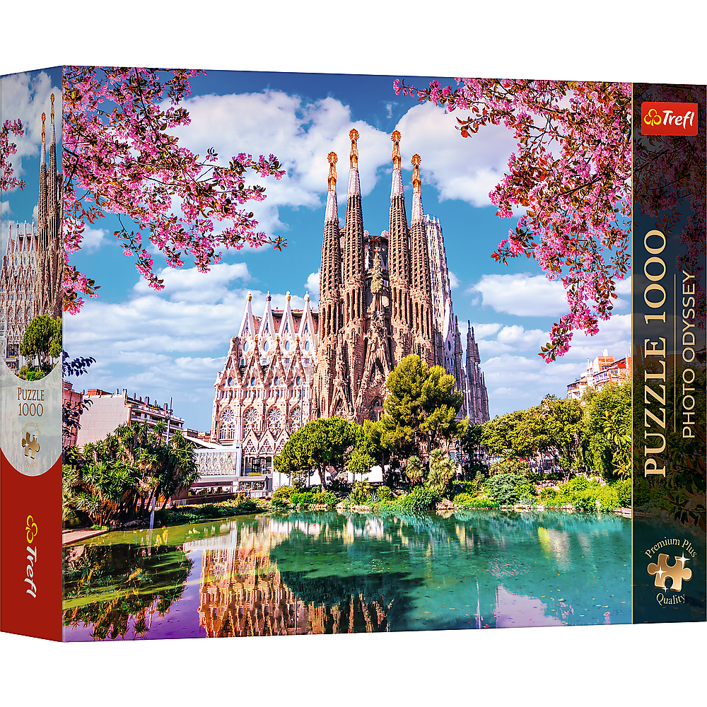 Puzzle Trefl: 1000 piece Sagrada Familia, Barcelona