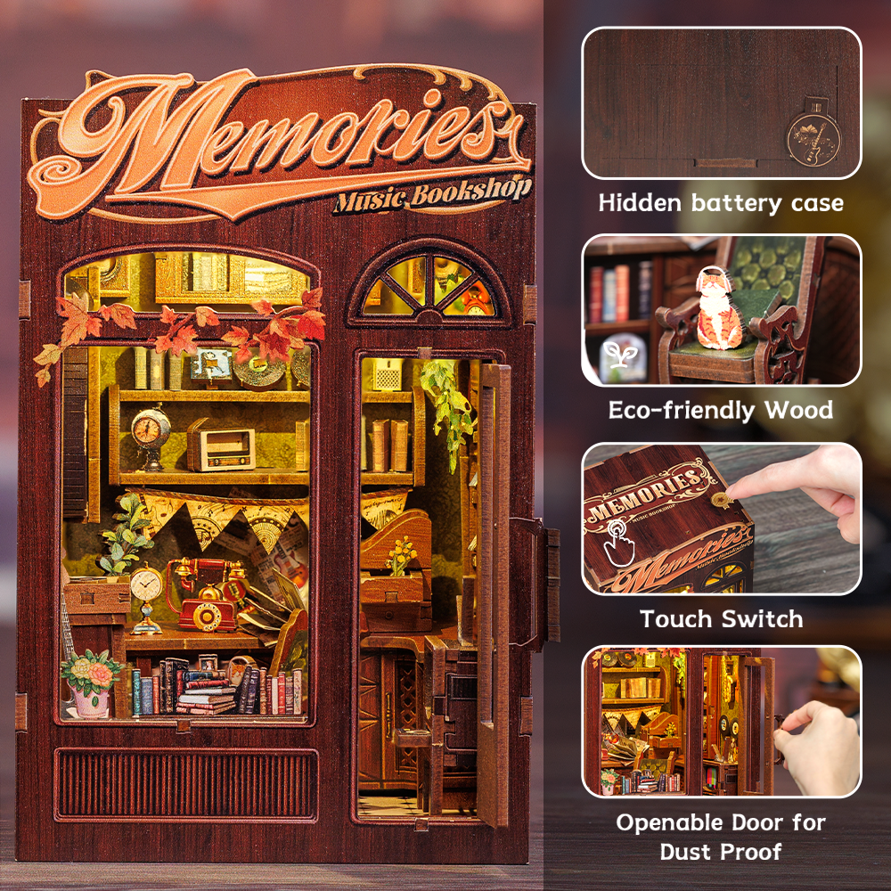 Cutebee Book Nook: Memories Music Bookshop
