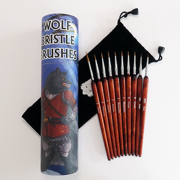 Brush Chronicle: Wolf Bristle Brush Set