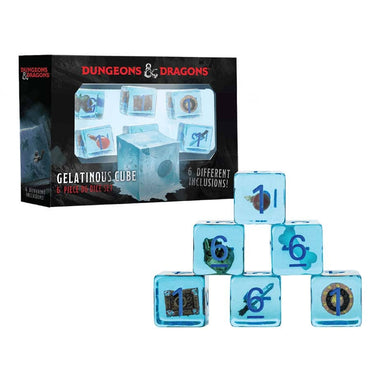 Dice Fanroll: D6 D&D Gelatinous Cube 6-Pack