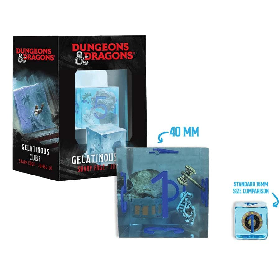 Dice Fanroll: D6 D&D Jumbo Gelatinous Cube D6