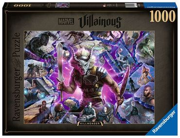 Puzzle Ravensburger 1000 piece Marvel Villainous - Killmonger